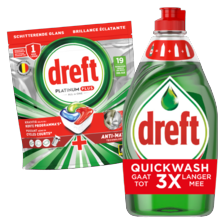 Dreft afwasmiddel of vaatwascapsules